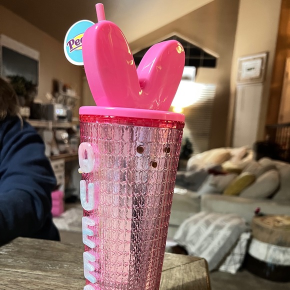 NWT Peeps PERSONALIZED JUST BORN iridescent 2024 TUMBLER PINK YOU PICK NAME - Picture 2 of 4